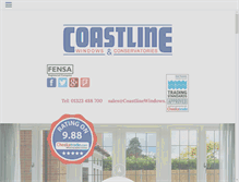 Tablet Screenshot of coastlinewindows.net